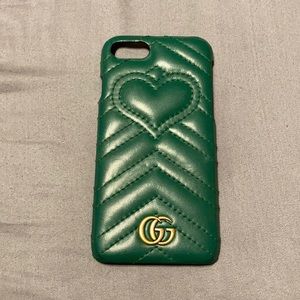 Green Gucci iPhone SE/8/7 Case
